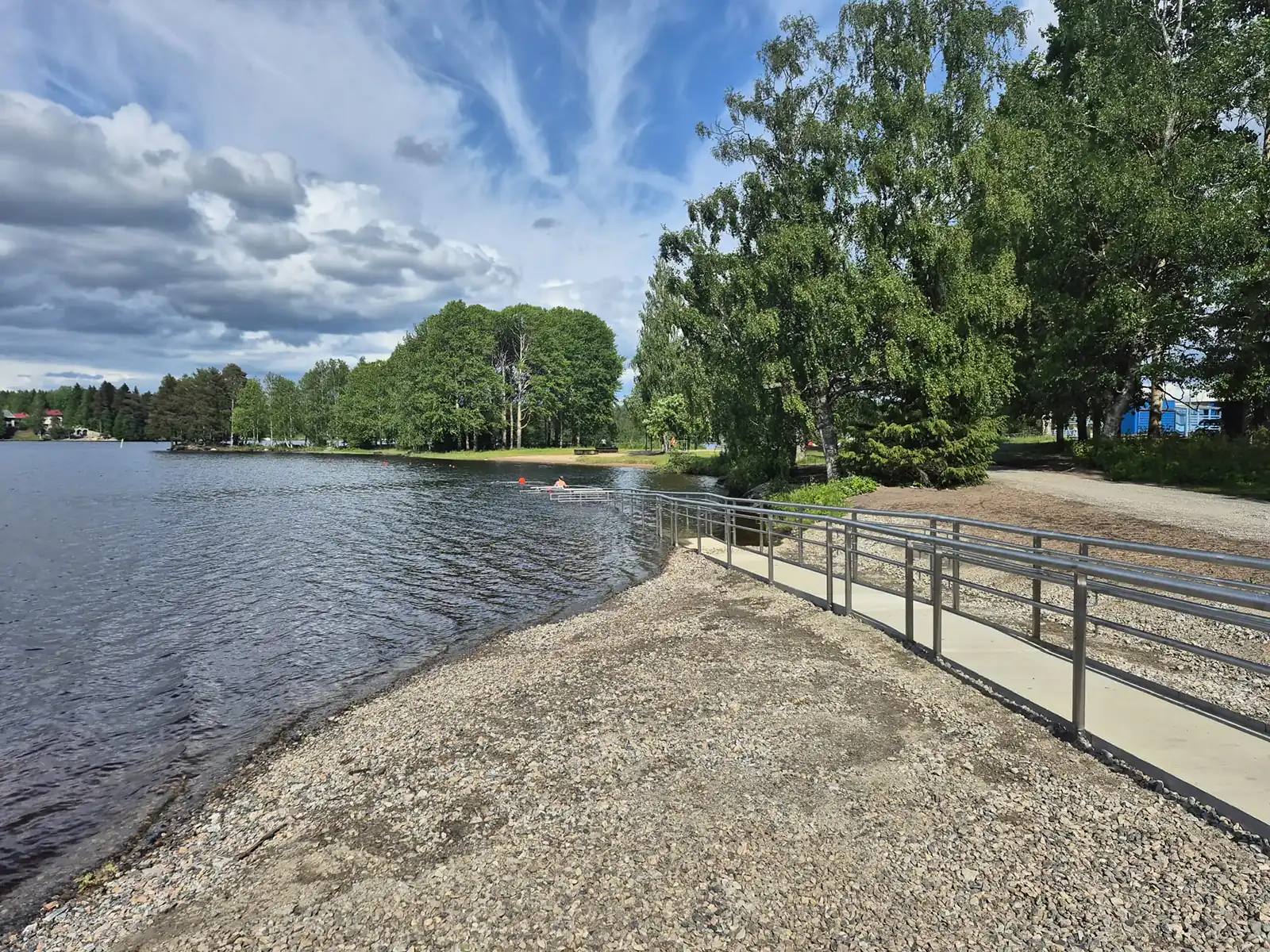 Kesäniemen esteettömän uimapaikan rakentaminen
